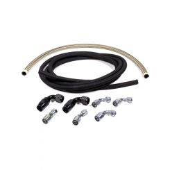 Allstar Performance Power Steering Hose Kit Fittings Braided Stainle