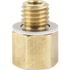 Allstar Performance Fitting Adapter Straight 10 mm x 1.50 Male to 1/