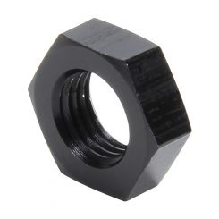 Allstar Performance Bulkhead Fitting Nut 4 AN Aluminum Black Anodize