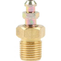 Allstar Performance Bleeder Screws 1/8 in NPT Brass Natural Set of 4