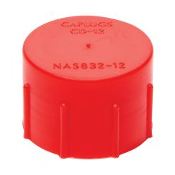 Allstar Performance AN Dust Cap - 12 AN - Plastic - Red - Set of 10