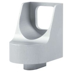 Allstar Performance Throttle Bracket End Aluminum Clear Anodize GM C