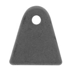 Allstar Performance Chassis Tab Flat 1/4 in Mounting Hole 1/8 in Thi
