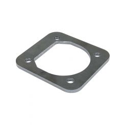 Allstar Performance D-Ring Backing Plate 1/4 in Thick Steel Natural