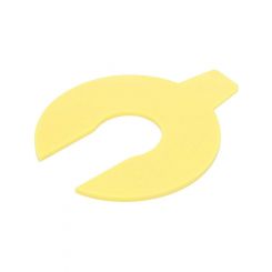 Allstar Performance Shock Shim U-Shaped 1/16 in Thick Plastic Yellow