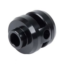 Allstar Performance Spool Mini 28 Spline Steel Black Powder Coat 8.5