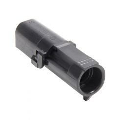 Allstar Performance Weather Pack Housing Male 1 Pin 12V 20 amp Plast