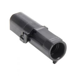 Allstar Performance Weather Pack Housing Male 1 Pin 12V 20 amp Pl