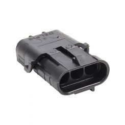 Allstar Performance Weather Pack Housing Male 3 Pin 12V 20 amp Pl
