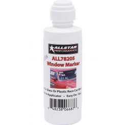 Allstar Performance Dial-In Marker Window White Safe on Glass / Poly