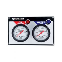 Allstar Performance Gauge Panel Assembly Oil Pressure / Water Temper