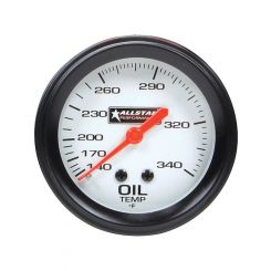 Allstar Performance Oil Temperature Gauge 140-340 Degree F Mechanica