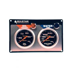 Allstar Performance Gauge Panel Assembly Auto Meter Pro-Comp Oil Pre