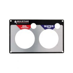 Allstar Performance Gauge Panel Face Plate Oil Pressure / Water Temp