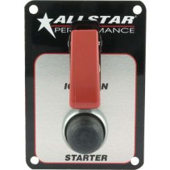 Allstar Performance Switch Panel Dash Mount 2-5/8 x 3-3/4 in 1 Safet