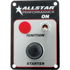 Allstar Performance Switch Panel Dash Mount 2-5/8 x 3-3/4 in 1 Toggl