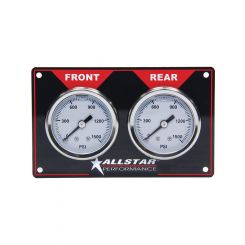 Allstar Performance Brake Bias Gauge Dual Gauge 0-1000 psi Mechanica