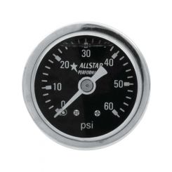 Allstar Performance Pressure Gauge 0-60 psi Mechanical Analog 1-1/2