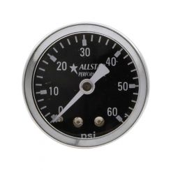 Allstar Performance Pressure Gauge 0-60 psi Mechanical Analog 1-1/2