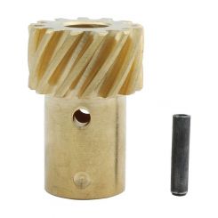 Allstar Performance Distributor Gear 0.491 in Shaft Bronze Chevy V6