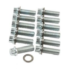 Allstar Performance Intake Manifold Bolt Kit 12 Point Head Steel Zin