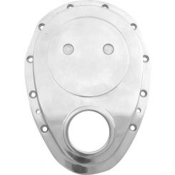 Allstar Performance Timing Cover 1 Piece Aluminum Polished Small Blo