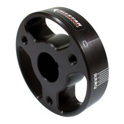 Allstar Performance Crankshaft Hub 4-3/8 in OD Aluminum Black Anodiz