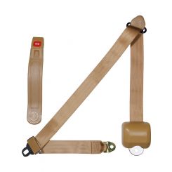 Allstar Performance Seat Belt Lap / Shoulder Push Button Buckle Retr