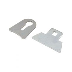 Allstar Performance Window Net Mounting Tab Weld-On Steel Natural Al