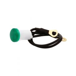 Allstar Performance Warning Light 12V 1-2 in Diameter Green Allstar