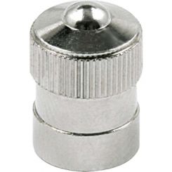 Allstar Performance Valve Stem Cap - Steel - Zinc Oxide - Set of 10