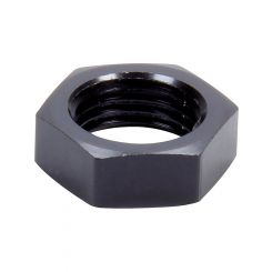Allstar Performance Bulkhead Fitting Nut 4 AN Aluminum Black Anodize