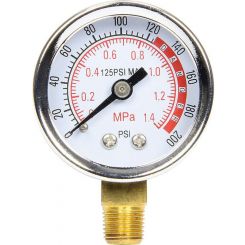 Allstar Performance Air Pressure Gauge 0-200 psi Mechanical Analog 1