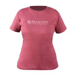Allstar Performance T-Shirt Ladies Vintage Allstar Logo Burgundy La