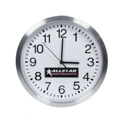 Allstar Performance Wall Clock 12 in Diameter Allstar Logo Battery O