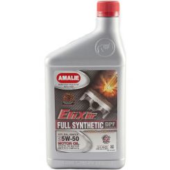 Amalie Motor Oil - Elixir - 5W50 - Synthetic - 1 qt - Set of 12