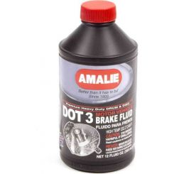 Amalie Brake Fluid - DOT 3 - Glycol - 12.00 oz - Each (AMA65031-92)