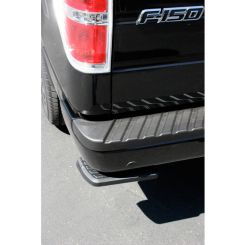 Amp Research Step Boards BedStep Bumper Mount Plastic Black Ford Fu