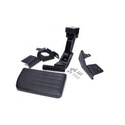 Amp Research Step Boards BedStep Bumper Mount Plastic Black Ford Fu