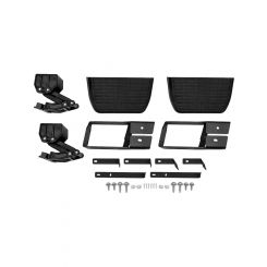 Amp Research Step Boards BedStep Bumper Mount Plastic Black For Toyo