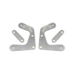 Argo Manufacturing Brake Caliper Bracket Front Bolt-On Hybrid Rotor Ste