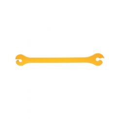 Aero Race Wheels Rim Wrench Straightens Outer Edge Steel Yellow