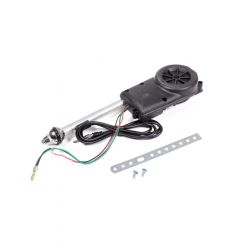 Auto-Loc Antenna Power Antenna AM / FM 12V Alloy  Natural Universal Kit