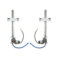 Auto-Loc Power Window Kit U-Wire 2 Door Motors / Tracks Universal F