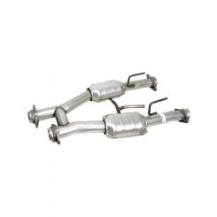 BBK Performance Exhaust H-Pipe Catted 2-1/2 in Diameter Steel Aluminized