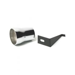 BBK Performance Mass Air Flow Sensor Delete Kit Aluminum Black / Chrome