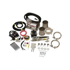BD Diesel Exhaust Brake 4 in Cast Iron Housing Stainless Butterfly Va