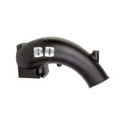 BD Diesel Air Intake Pipe Elbow X-Flow Power Aluminum Black Powder Co