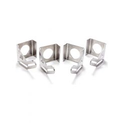 Be-Cool Radiators Fan Mounting Bracket Bolt-On Upper and Lower Aluminum