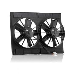 Be-Cool Radiators Electric Cooling Fan Qualifier Dual 11 in Fan Puller